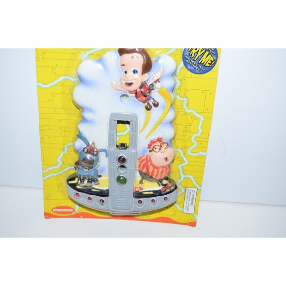 Jimmy Neutron Atomic Switch Plate Cover Launch Pad Light Effects Vtg NOS - Picture 3 of 8